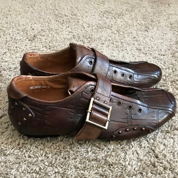 Carrucci by JC Studio Men\'s Brown Leather Shoes main image 7